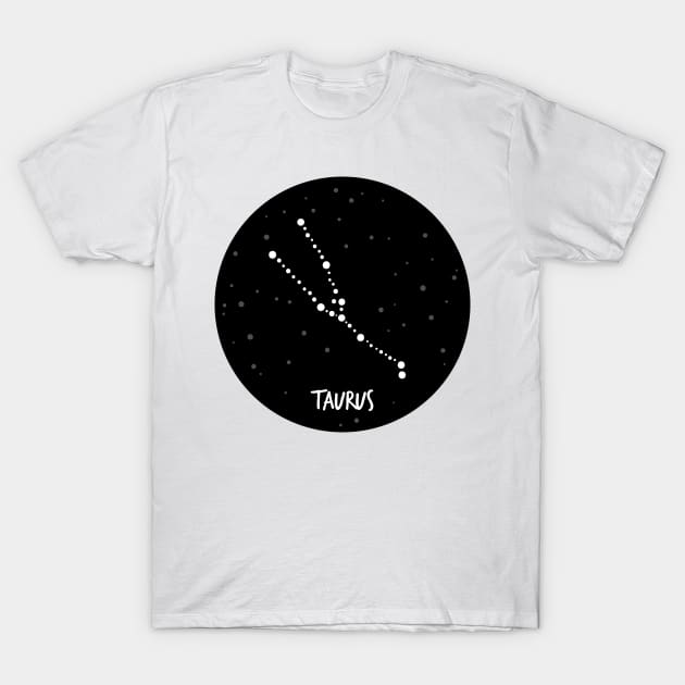 Taurus Constellation T-Shirt by krimons